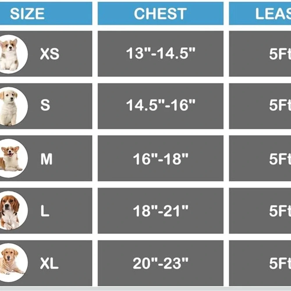 Blue Plaid Dog Harness with Double D-Ring – Unbranded - Picture 5 of 5